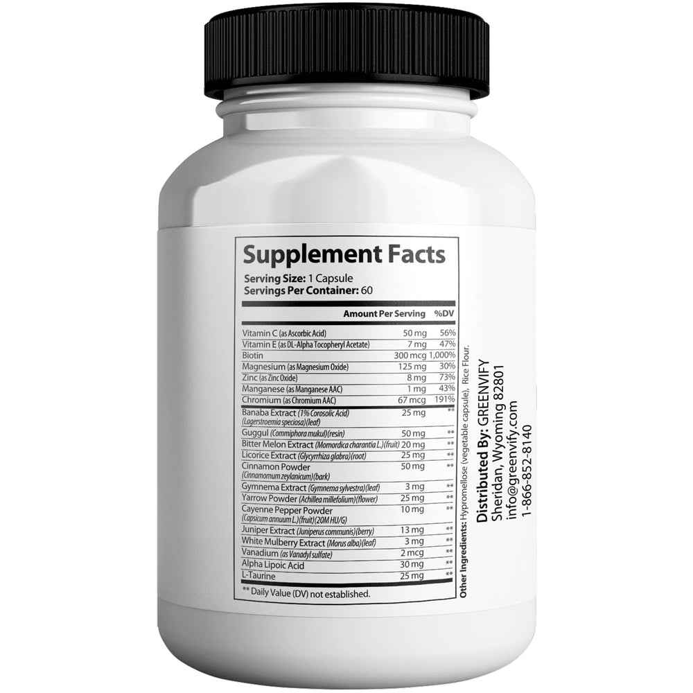 GREENVIFY Sweet Restore capsules on white background for easy daily use