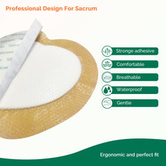 Greetmed semi-permeable film layer provides waterproof exterior while keeping wound moist