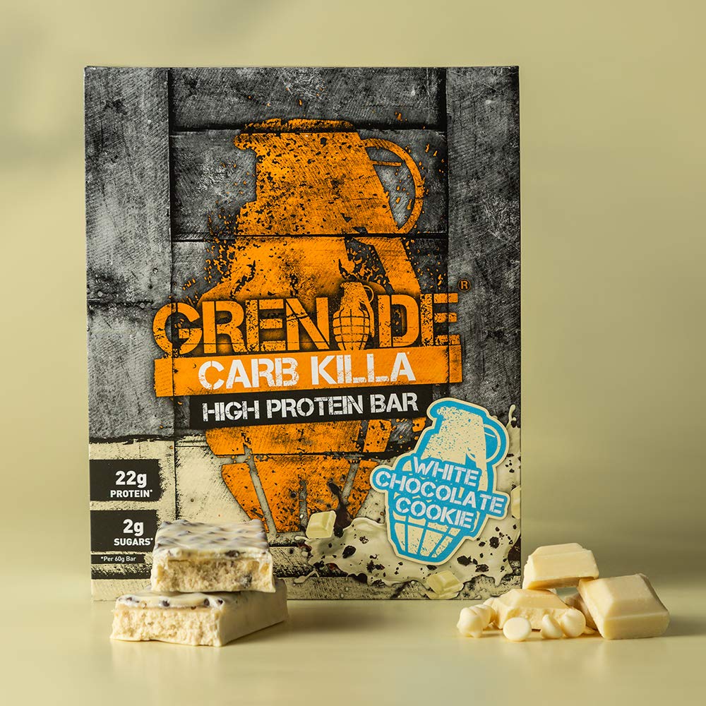 12-bar Grenade Carb Killa box provides convenient, protein-rich options.