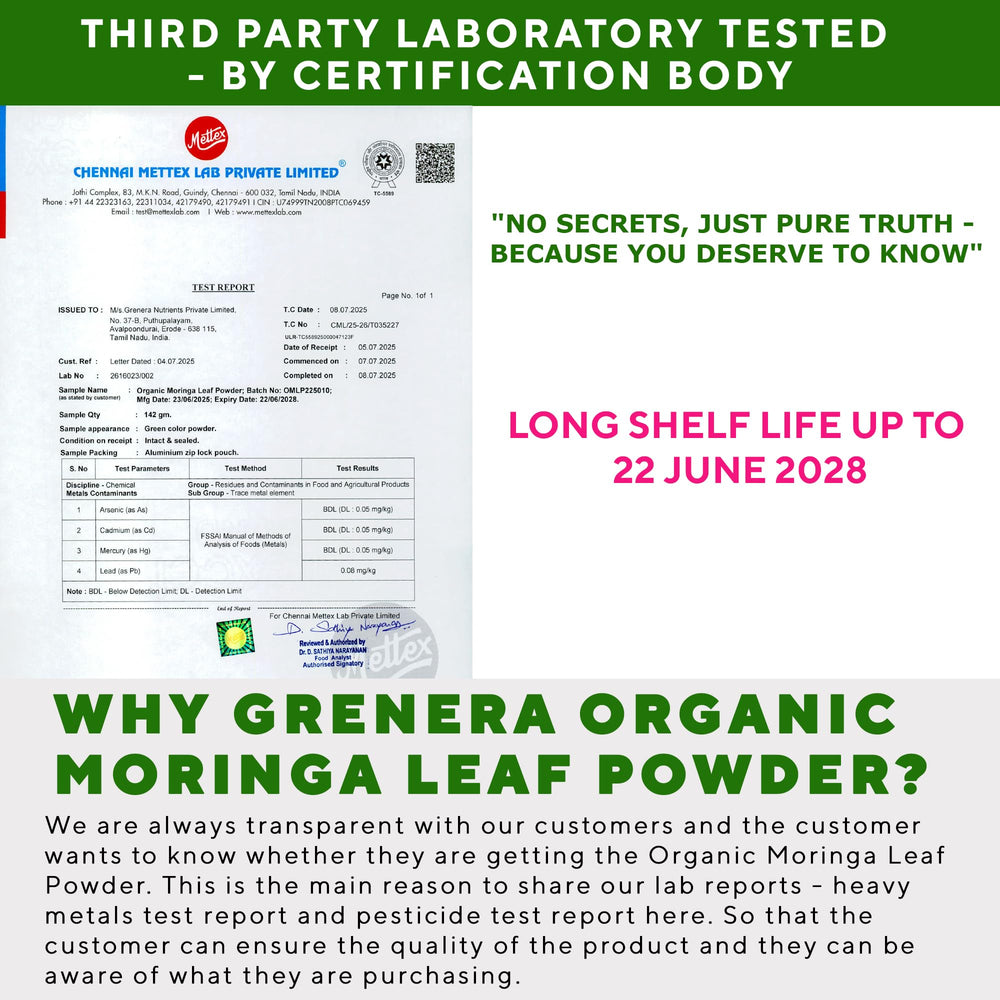 Grenera organic farm direct sourcing highlights farm origin.
