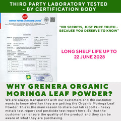 Grenera organic farm direct sourcing highlights farm origin.