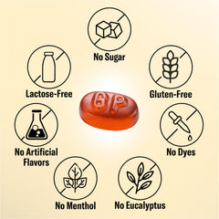 GRETHER'S Sugarfree Blueberry Pastilles glycerin coating for smooth texture