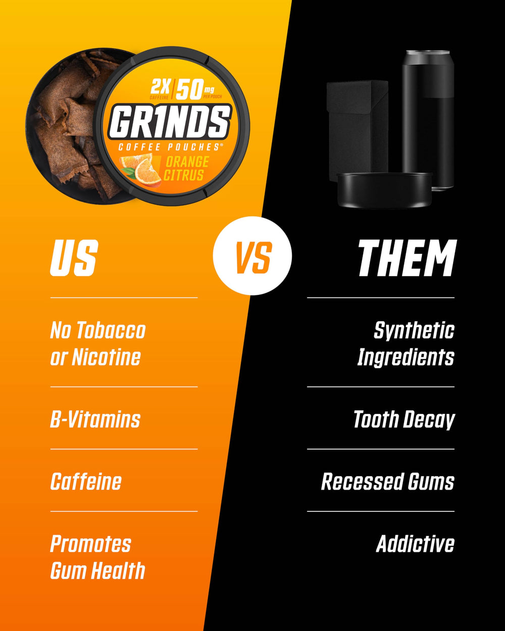 GRINDS New Orleans pouch delivers bold flavor with clean energy.