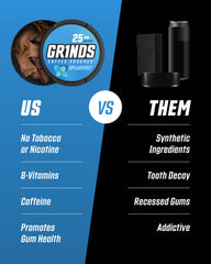 Grinds Double Mocha flavor pouch for a bold caffeine lift