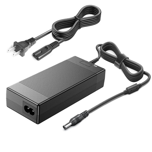 GRNPOWCN 24V adapter with LED indicator powering a CPAP session.