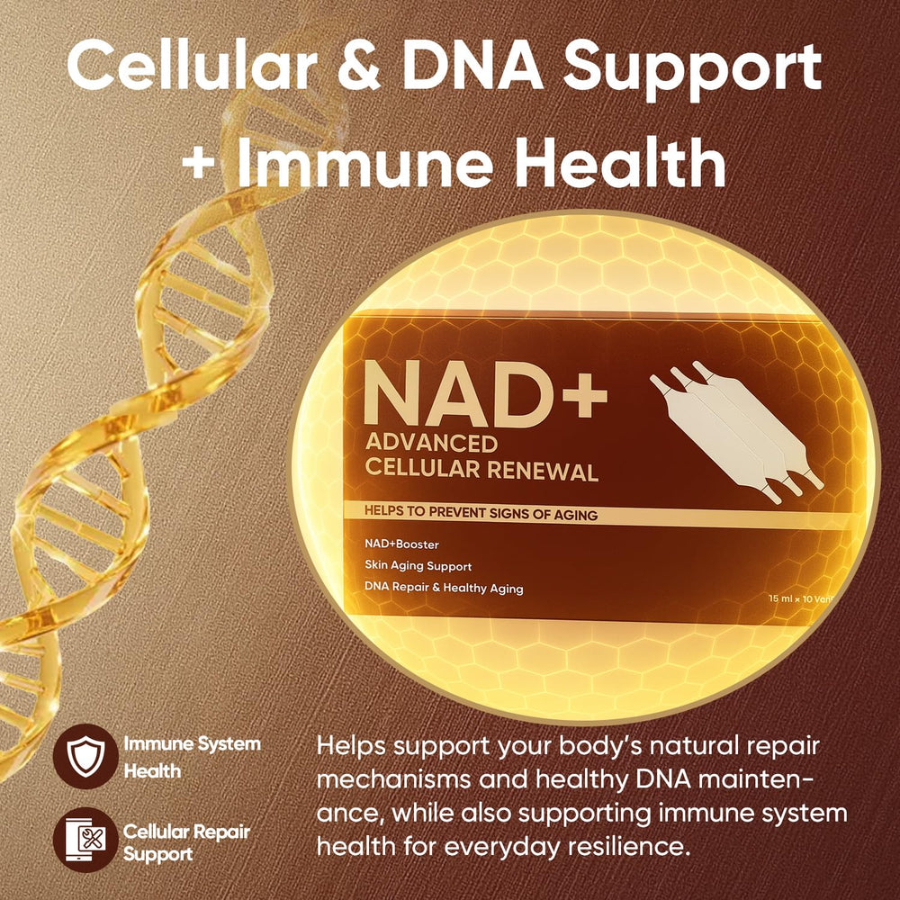 GROHESE NAD advanced formula with science imagery emphasizes research-backed design.