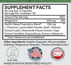 Ground Level bottle with 200mg magnesium and melatonin illustrating sleep support potential