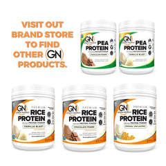 Growing Naturals pea protein oatmeal image highlights morning nutrition