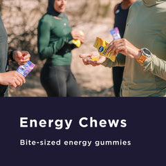 GU Energy Chews orange flavor bag for quick energy during runs.