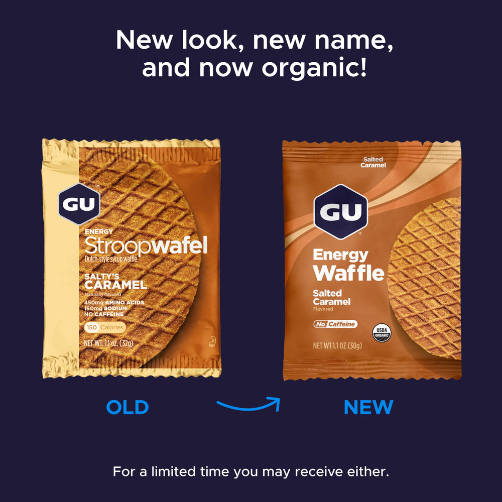 GU Energy Stroopwafel Salty's Caramel: portable single-serve for training days.