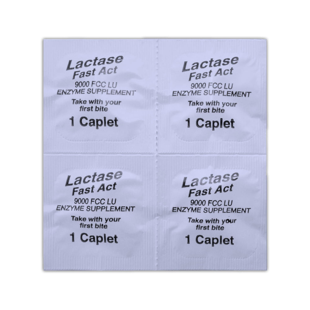 Guardian lactase enzyme 9000 FCC caplets close-up showing potency