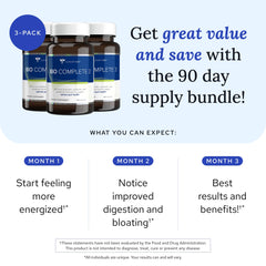 Gundry MD Bio Complete 3 capsules close-up for convenient daily use.