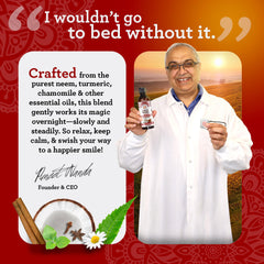 GuruNanda alcohol-free formula supports gentle, safe oral care.