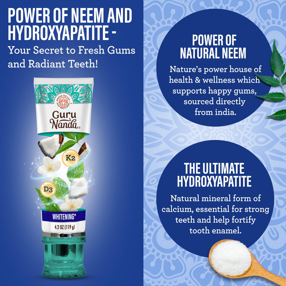 GuruNanda Hydroxyapatite remineralization toothpaste action