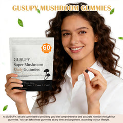 GUSUPY 60-count bottle offers 30 servings of the 12-mushroom blend.