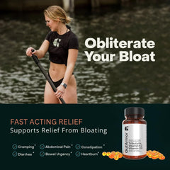 Gut Armor bottle on table with neutral background suggests daily routine.