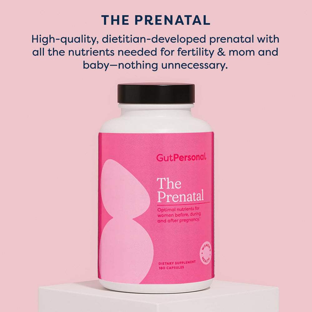 GutPersonal The Prenatal recommended preconception use from 6 months before conception.