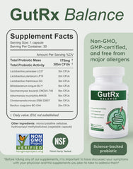 GutRx Balance bottle on kitchen counter for everyday use