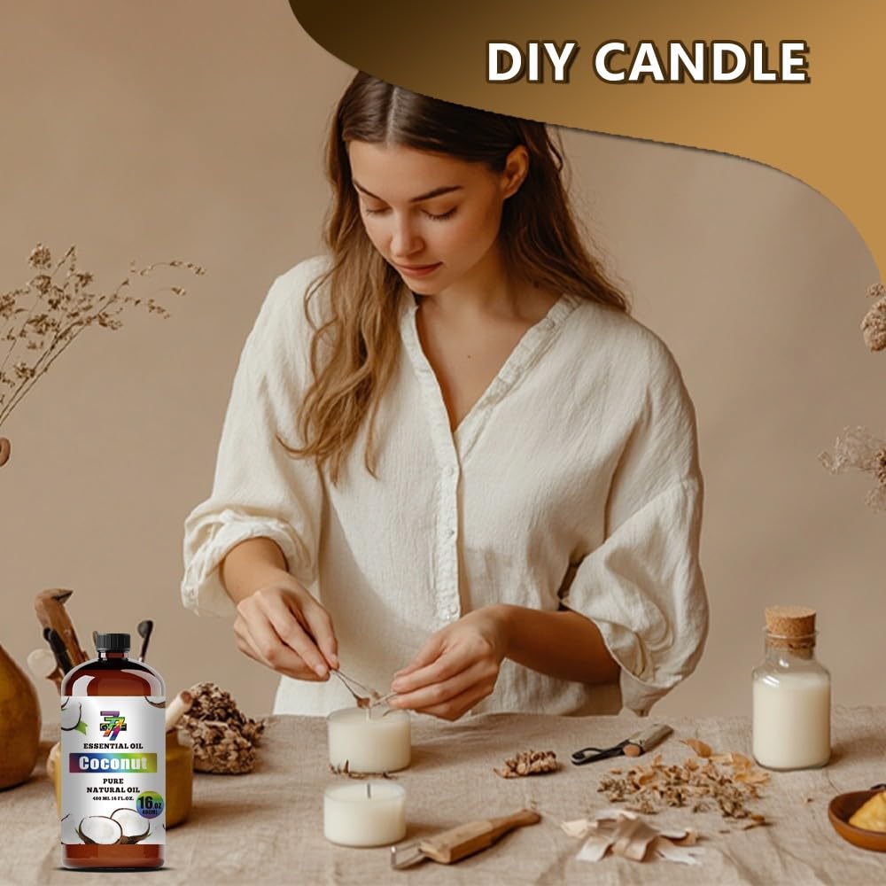 GV77ZF Coconut Essential Oil for DIY lotions and skincare projects