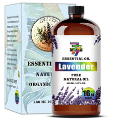 GV77ZF Lavender Essential Oil bottle 16oz for diffusers and relaxation