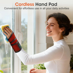 GVMSOR cordless wrist heating pad massager control panel for quick adjustments