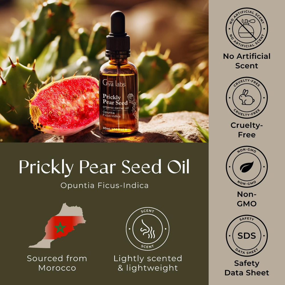 Gya Labs Prickly Pear Seed Oil COA patch test for safe use