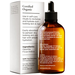 Gya Labs Prickly Pear Seed Oil label and ingredients highlight quality