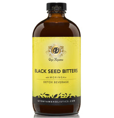 Gye Nyame Black Seed Bitters bottle-set provides versatile daily use.