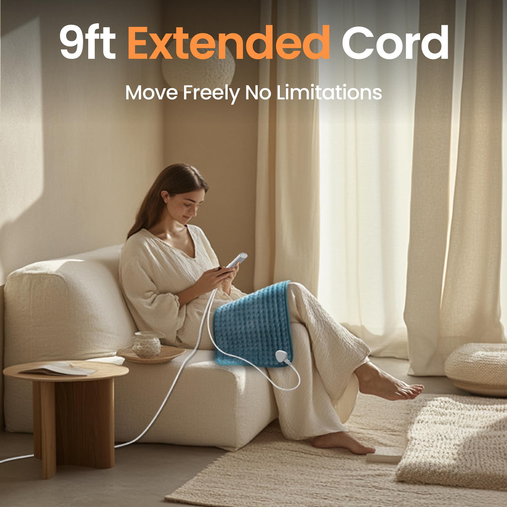 Gyenno pad with extra-long cord for flexible lounging