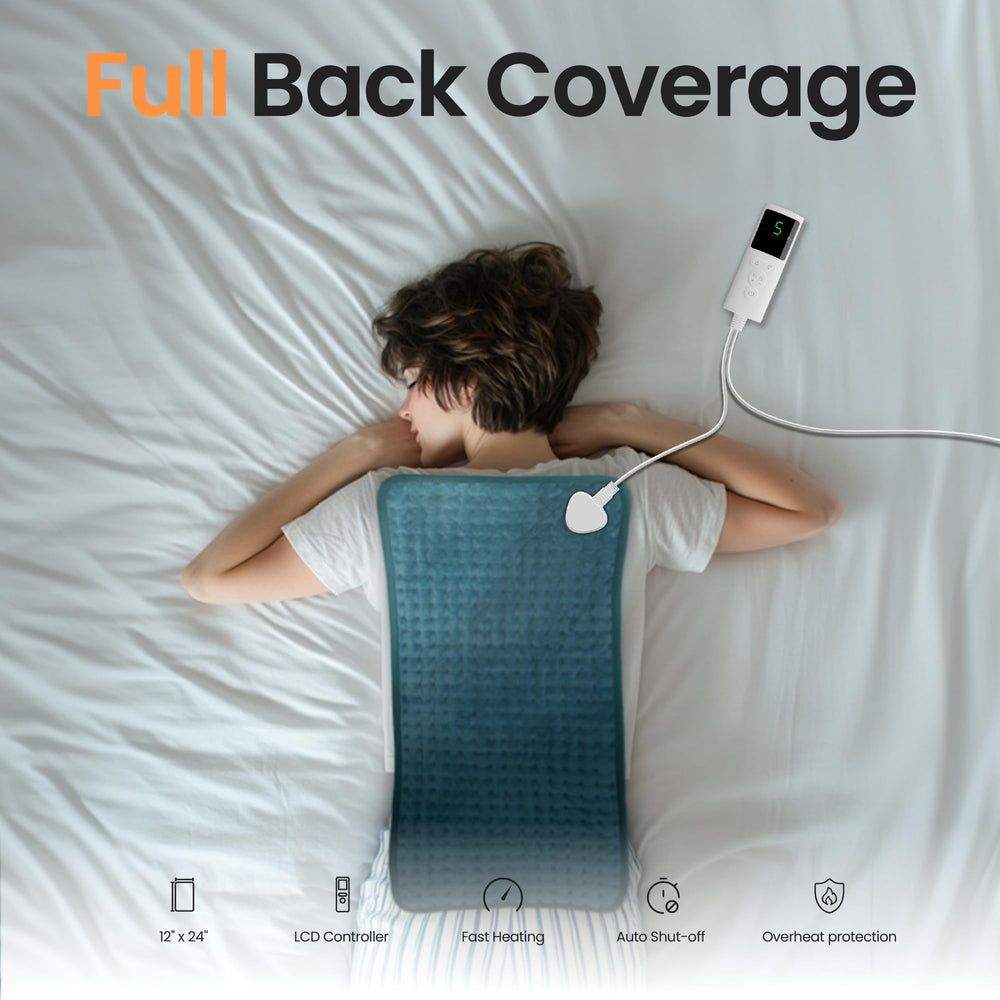 Gyenno heating pad provides full-body coverage for comprehensive warmth