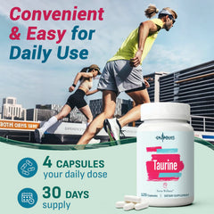 Gyumolics Taurine third-party testing seal ensuring quality.