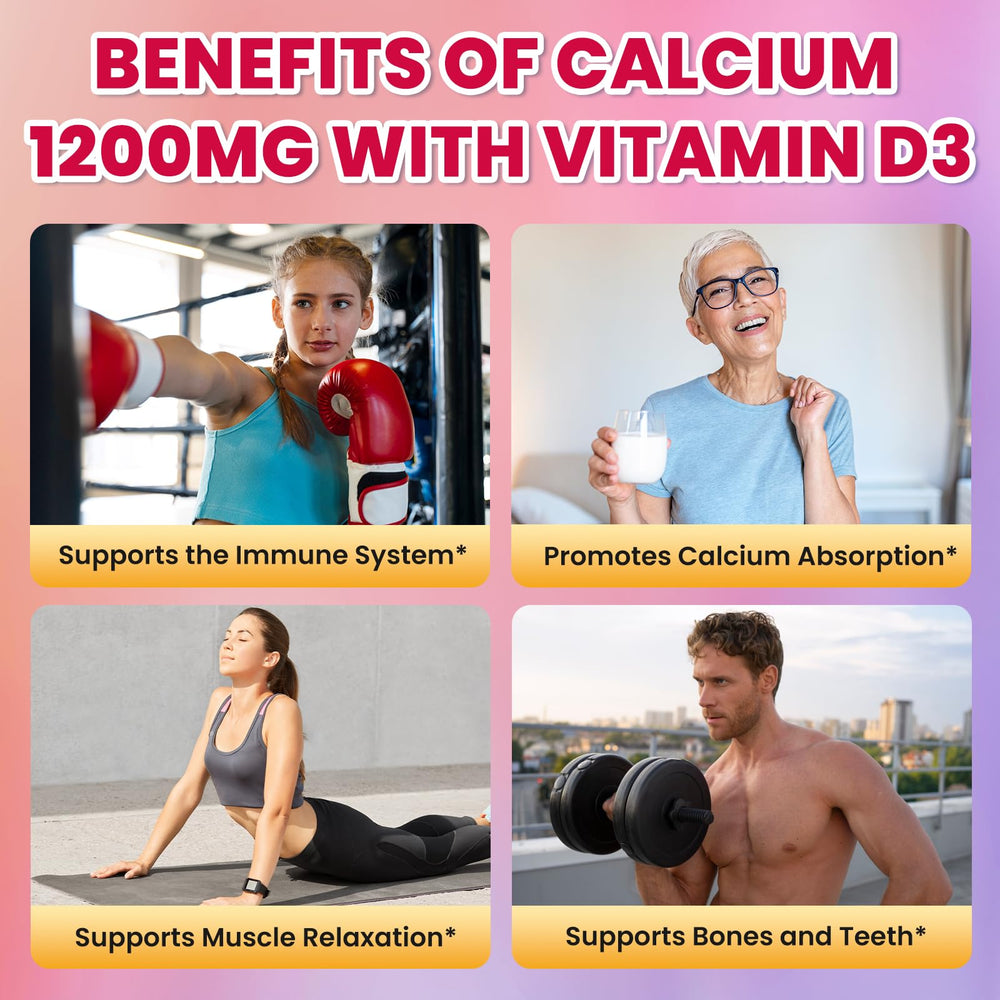 GZ HAOYUAN Magnesium and Zinc support muscle function and immunity with calcium