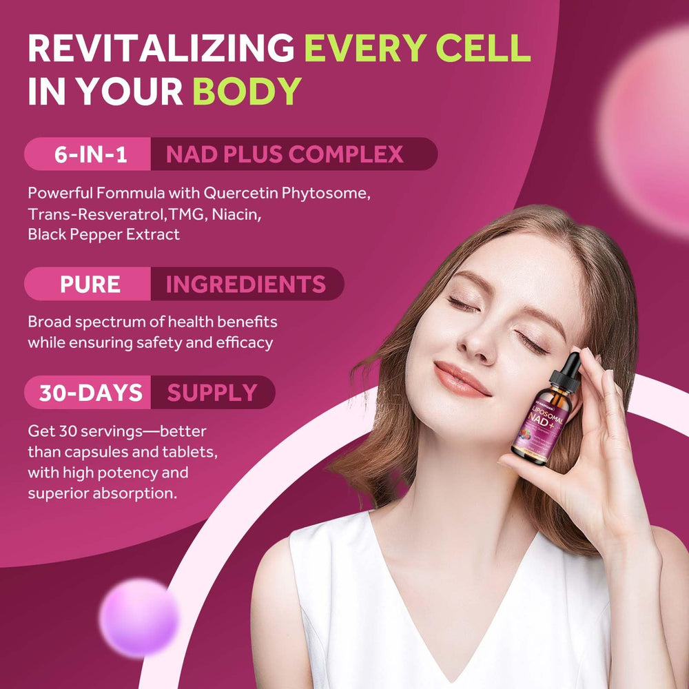 GZ HAOYUAN liquid NAD-absorption illustration shows rapid cellular uptake
