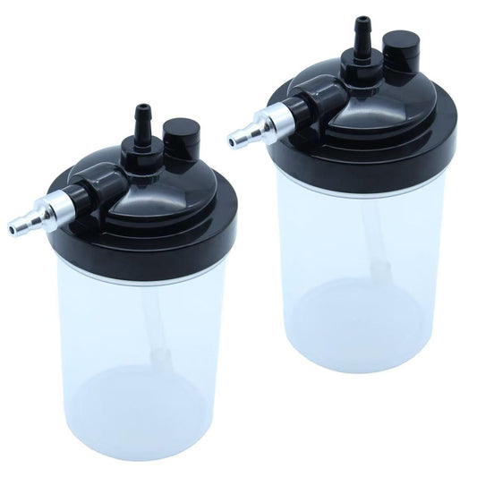 GZKEFEIS humidifier bottle front view for reliable daily humidification during therapy