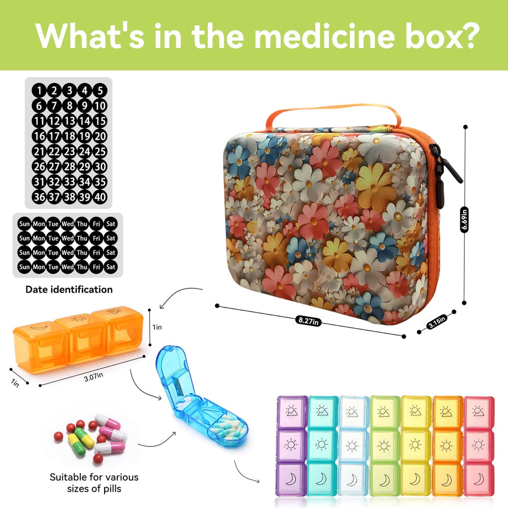 GZWENHAN 31-day AM/PM compartments clearly separate doses.