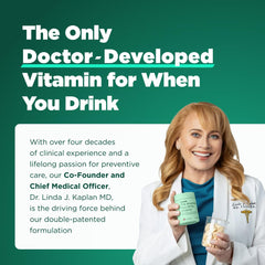 H-PROOF Anytime Drink packaging label emphasizing vegan and sugar-free benefits
