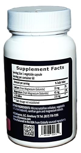 GMP-certified USA facility label confirms quality controls for H2 Universe product.