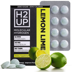 H2UP sugar-free tablets in package enable clean hydration