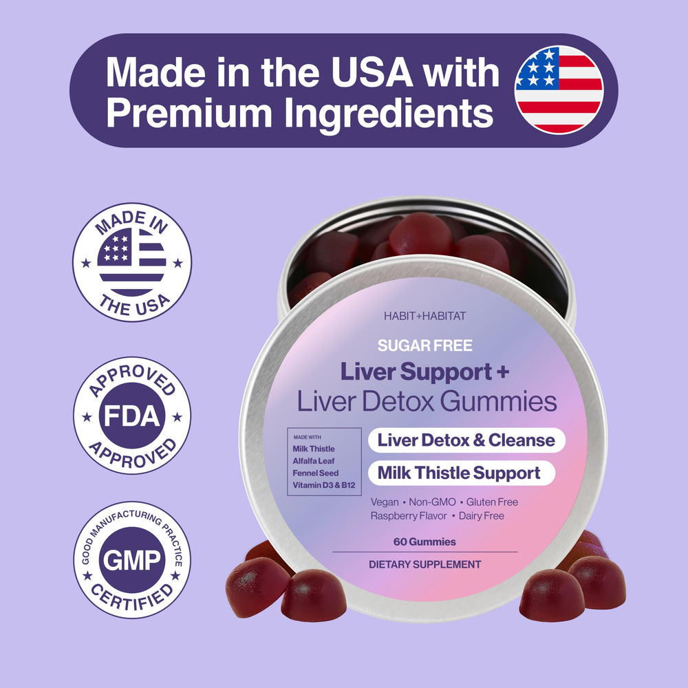 Habit + Habitat includes vitamins D3 and B12 for daily nutrients.