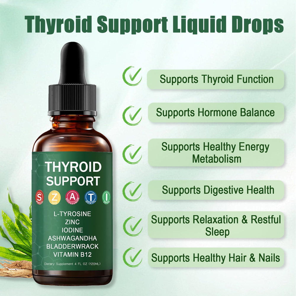 HABOHUSE Kindled Thyroid Drops 2 ml serving for convenient dosing.