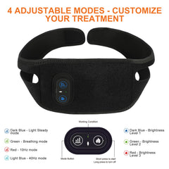 Haeglauv belt chin strap demonstrating adjustable fit for coverage.