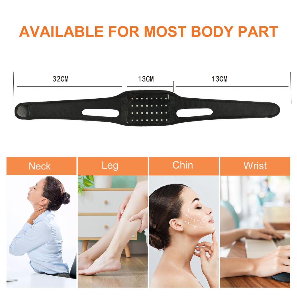 Haeglauv red-light belt cordless design for hands-free use anywhere.
