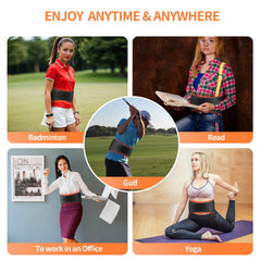 Soft fabric wrap of Haeglauv belt for comfortable extended wear.