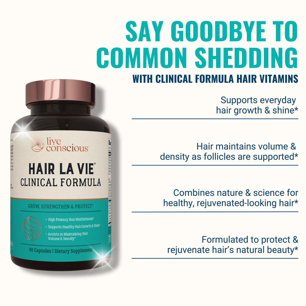 Hair La Vie taking capsules with meal during daily routine