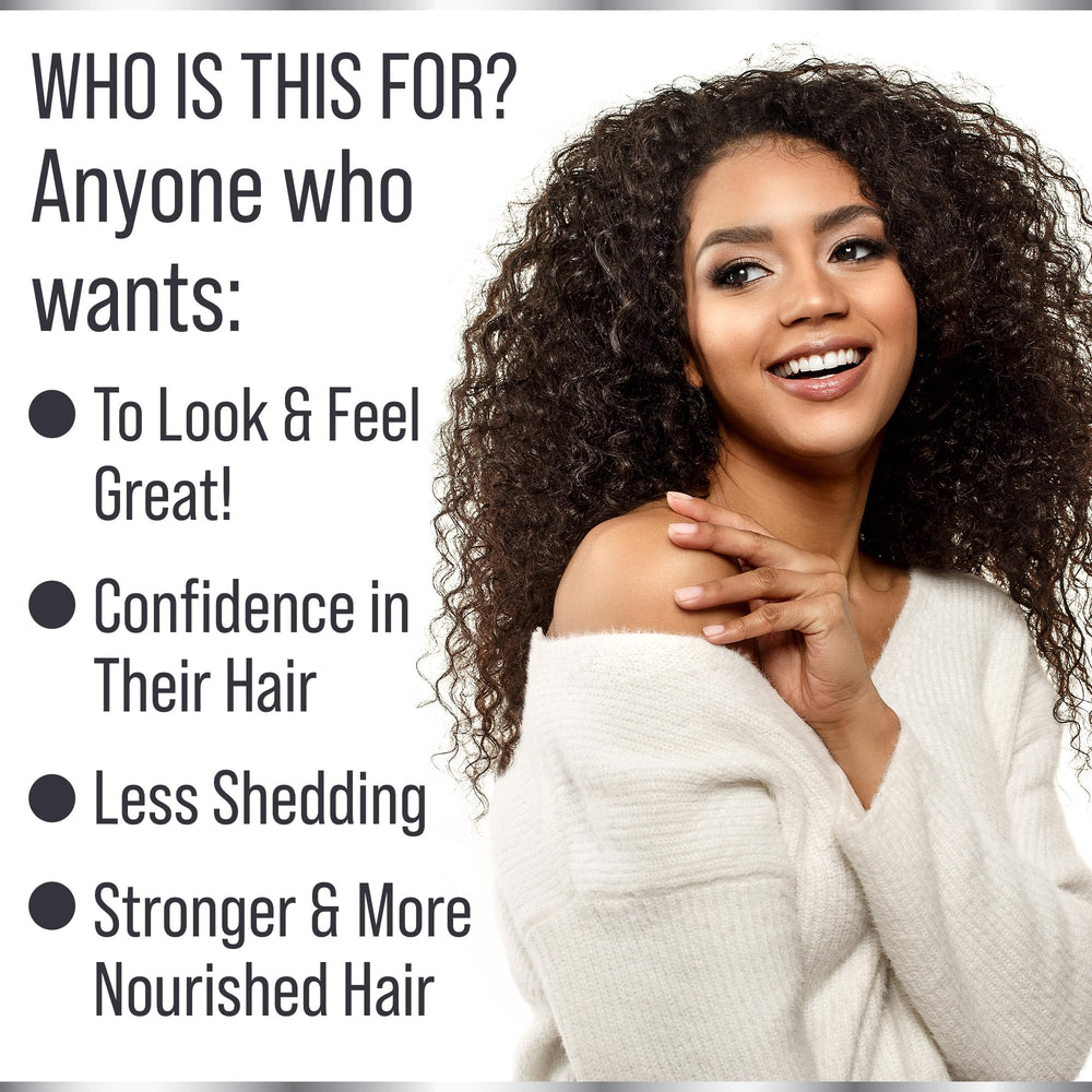 Hair Thickness Maximizer biotin 10000mcg dosage visual on label.