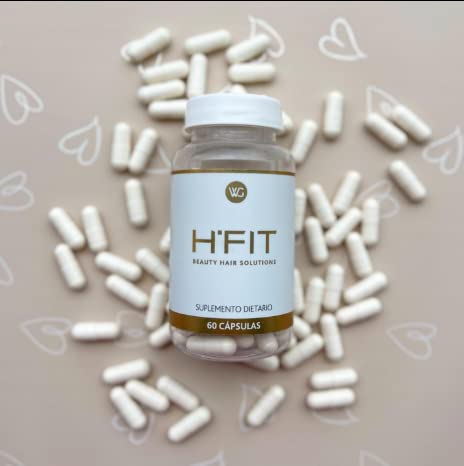HAIRFIT packaging display shows maximum-strength natural formula.