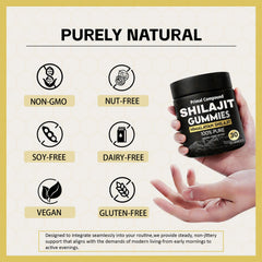 HairHalo Vitacore Shilajit Gummies manuka honey component with unique actives