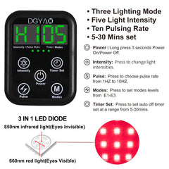 HAIYUE red 660nm and infrared 850nm LEDs for targeted light exposure