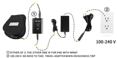HAIYUE 15-foot cord enables flexible use at home or office.