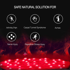 HAIYUE 176 LEDs provide even coverage for soothing hand therapy.